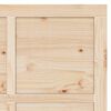 vidaXL Puerta Corredera Marr&oacute;n 80 x 208 cm Madera de pino macizo
