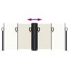 vidaXL Toldo lateral retráctil crema 100x600 cm