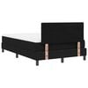 vidaXL Cama tipo Box Spring con cabecera Negro 120 x 190 cm tela