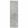 vidaXL Mueble colgante con puerta Gris Concreto 30 x 31 x 100 cm