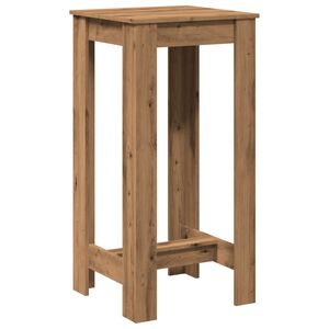 vidaXL Mesa alta de bar madera ingenier&iacute;a roble artisian 51x50x103,5cm