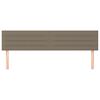 vidaXL Cabeceros tela gris taupe 160x5x78/88 cm