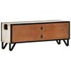vidaXL Mueble de TV de madera maciza de acacia 110x30x41 cm