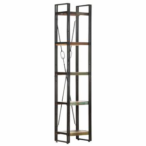 vidaXL Estanter&iacute;a de 5 niveles madera maciza reciclada 40x30x180 cm