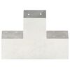 vidaXL Conector de postes en forma de X metal galvanizado 101x101 mm