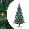 vidaXL &Aacute;rbol de Navidad Artificial Preiluminado Verde 180 cm
