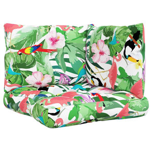 vidaXL Cojines para pal&eacute;s 3 piezas tela Oxford multicolor