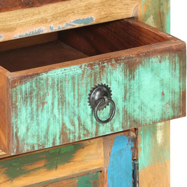 vidaXL Aparador de madera maciza reciclada 70x35x65 cm