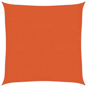 vidaXL Toldo de vela HDPE naranja 160 g/m&sup2; 3,6x3,6 m