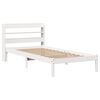 vidaXL Estructura cama sin colch&oacute;n madera maciza pino blanca 100x200cm