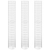 vidaXL Arriate gaviones circular 3 uds acero galvanizado &Oslash;30x200 cm