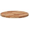 vidaXL Tablero de mesa redondo madera maciza de acacia &Oslash;80x4 cm
