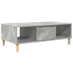 vidaXL Mesa de Caf&eacute; Gris Concreto 102 x 55 x 35 cm