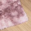 vidaXL Alfombra de pelo largo NAVARRA rosa polvoriento 240x340 cm