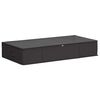 vidaXL Caja de almacenamiento con ventana superior transparente