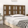 vidaXL Cabecero de cama madera maciza pino marrón miel 125,5x4x100 cm