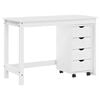 vidaXL Juego de escritorio y gabinete 2 uds. Blanco