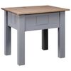 vidaXL Mesita de noche madera pino estilo Panam&aacute; gris 50,5x50,5x52,5cm