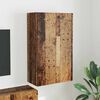 vidaXL Mueble de TV Montado en la Pared Madera envejecida