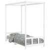 vidaXL Estructura de cama para ni&ntilde;os madera de pino blanco 90x200 cm