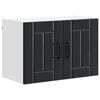 vidaXL Armario de Pared LUCCA Negro 60 x 31 x 40 cm