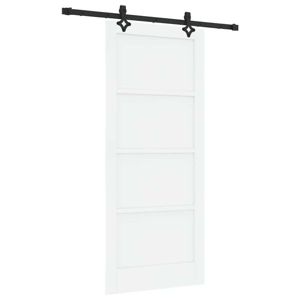 vidaXL Puerta Corredera ORKDAL 86 x 198,5 cm Madera de pino macizo