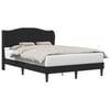 vidaXL Estructura de cama Negro 160 x 200 cm Cuero sint&eacute;tico