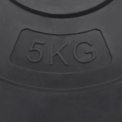 vidaXL Placas de pesas 4 uds cemento 30 kg