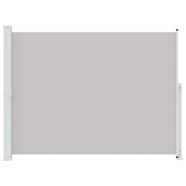 vidaXL Toldo lateral retr&aacute;ctil para patio gris 220x300 cm