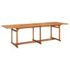 vidaXL Mesa de comedor jard&iacute;n 280x90x75 cm madera maciza de acacia