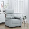 vidaXL Sill&oacute;n elevable tela gris claro
