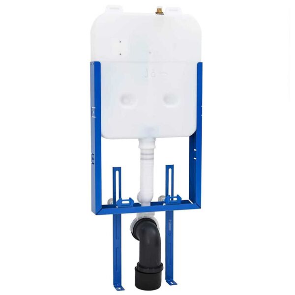 vidaXL Marco de cisterna con almacenamiento 50 x 8 x 131 cm Acero