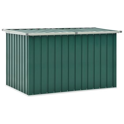 vidaXL Caja de almacenaje para jardín verde 149x99x93 cm