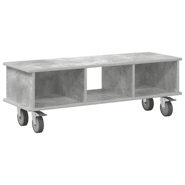vidaXL Soporte de TV Gris Concreto 100 x 35 x 35 cm