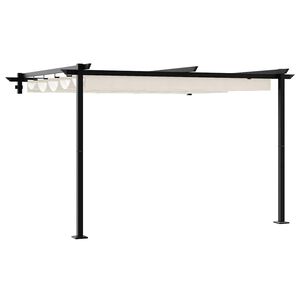 vidaXL Cenador 300 x 300 x 200 cm Crema Poli&eacute;ster