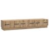 vidaXL Mueble de TV 147 x 34,5 x 27 cm Roble artisan