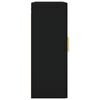 vidaXL Armarios de pared 2 unidades negro 69,5x34x90 cm