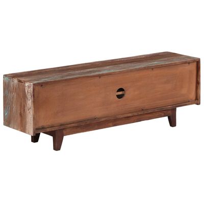 vidaXL Mueble para TV de madera maciza de acacia vintage 118x30x40 cm