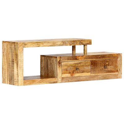 vidaXL Mueble para TV madera maciza de mango 120x30x40 cm