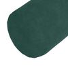 vidaXL Cojines Bolster 2 pcs Verde oscuro &Oslash; 15 x 40 cm Tela de pana