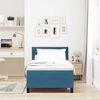 vidaXL Cama tipo Box Spring Azul Oscuro 90 x 200 cm Terciopelo