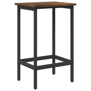 vidaXL Taburete de bar Roble Ahumado 40 x 32 x 64 cm