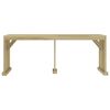 vidaXL Set de comedor de jard&iacute;n 5 piezas madera pino impregnada