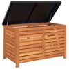 vidaXL Caja de almacenaje de jardín madera maciza eucalipto 90x48x55cm