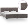 vidaXL Estructura de cama sin colchón terciopelo gris 180x200 cm
