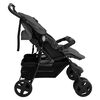 vidaXL Carrito para gemelos de acero gris oscuro