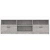 vidaXL Mueble de TV madera contrachapada gris hormig&oacute;n 150x33,5x45 cm