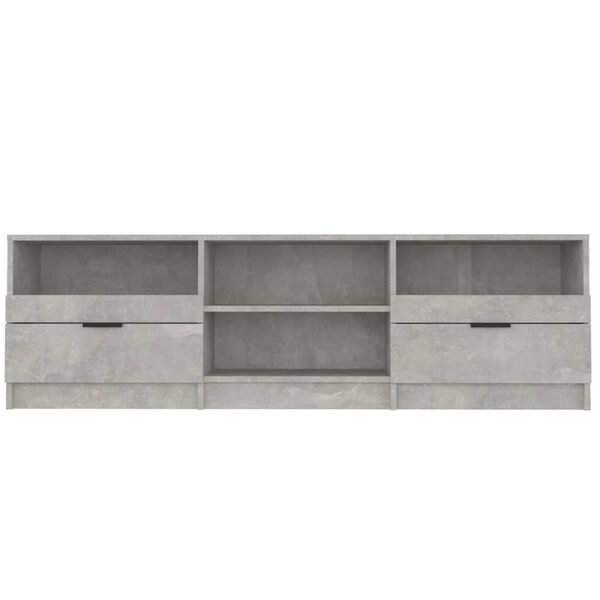 vidaXL Mueble de TV madera contrachapada gris hormig&oacute;n 150x33,5x45 cm