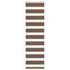 vidaXL Estor cebra marr&oacute;n 50x100 cm tejido ancho 45,9 cm poli&eacute;ster