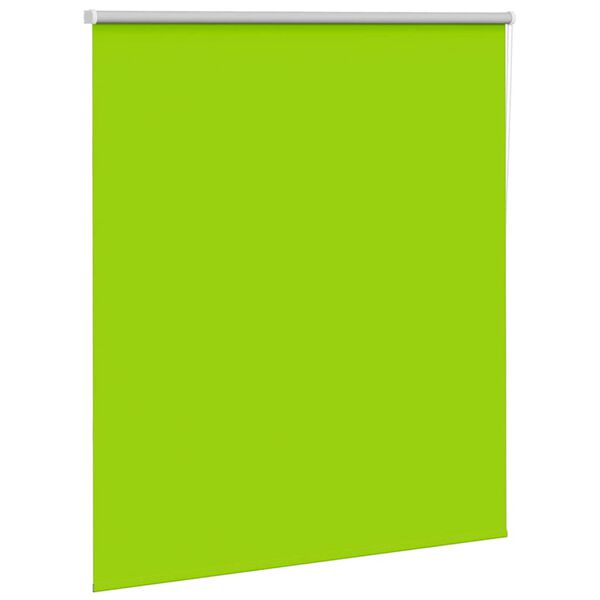 vidaXL Estor Enrollable Opaco hojas verde 120x130cm Tela Ancho 116,6cm
